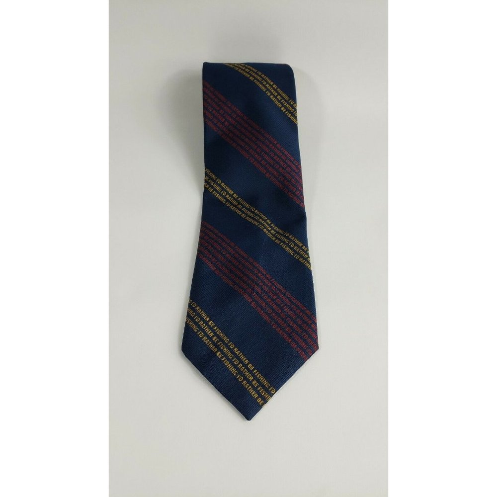 Signals‎ Blue Novelty Tie I'd Rather Be Fishing